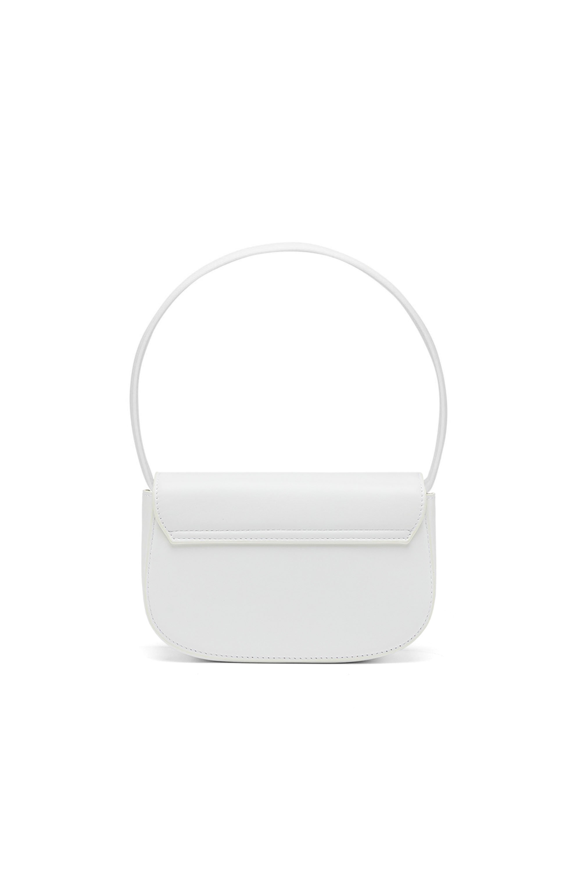 Diesel - 1DR, Woman's 1DR-Iconic shoulder bag in nappa leather in White - 3